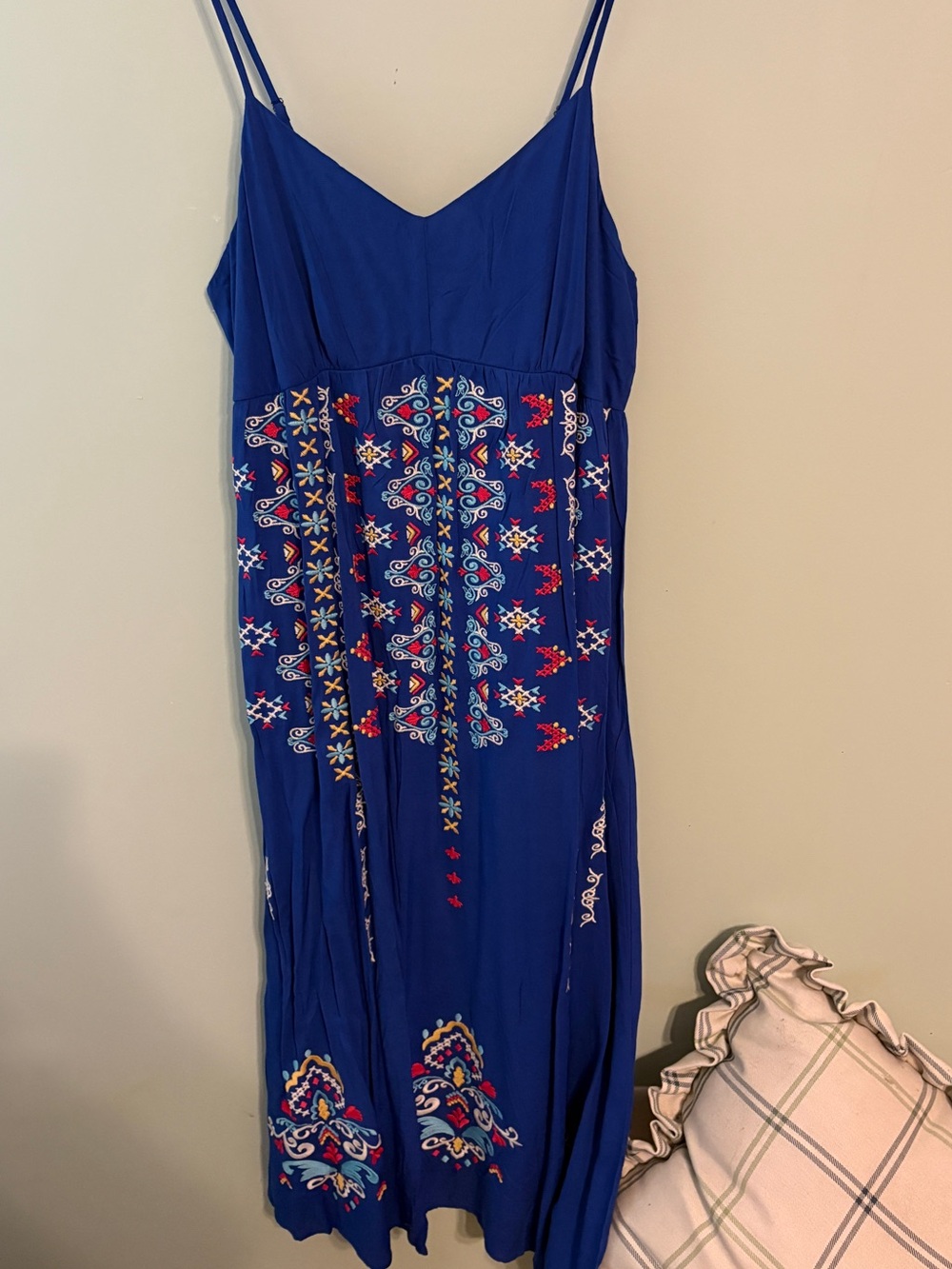 *NWT!* Savanna Jane Embroidered Dress Blue Size large